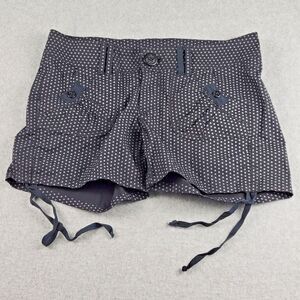 New Kelwood Western Region Shorts Womens Black Star Print All Over Pockets Beach